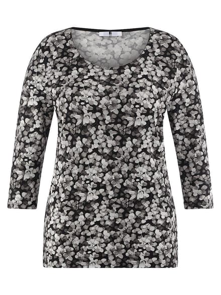 Shirt 3/4-mouwen Van Anna Aura zwart