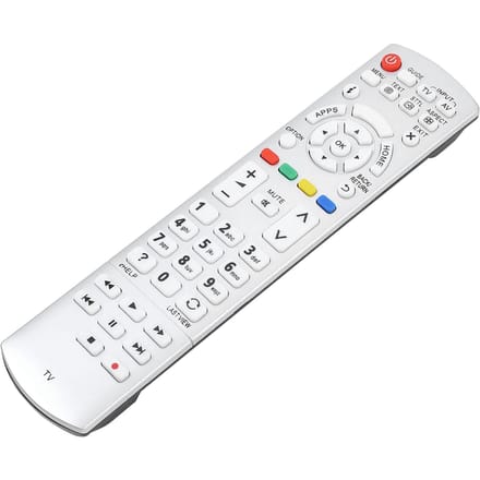 Télécommande TV Universelle Télécommande Intelligente pour Télévision blanc