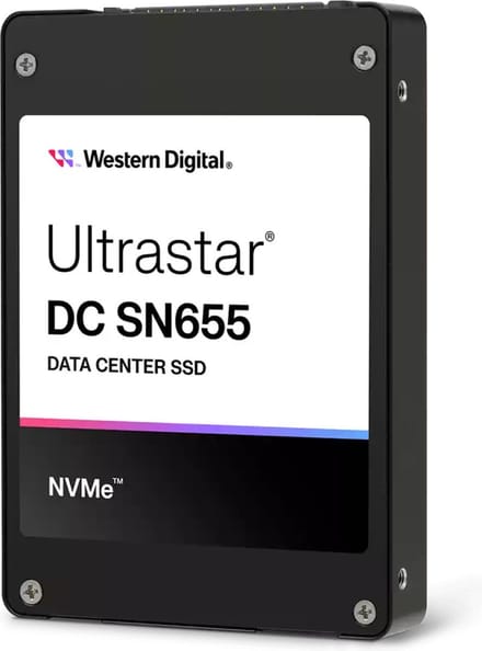 Western Digital Ultrastar DC SN655 3,84 TB U.3 PCI Express 4.0 NVMe 3D TLC NAND