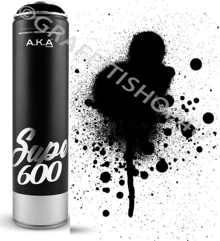 AKA Spuitbus 600ml Hoge Druk Venom Black