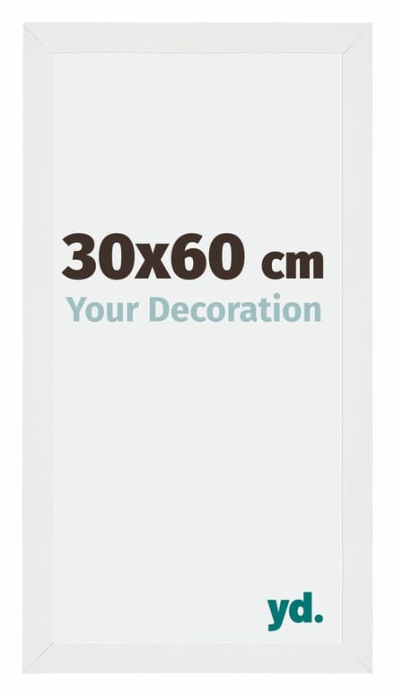 Your Decoration - Fotolijst 30x60 cm - MDF - Wit Hoogglans - Mura