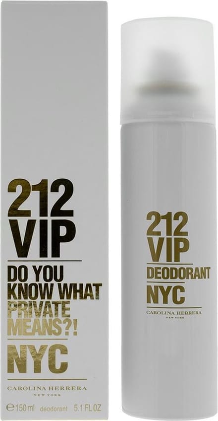 Carolina Herrera, 212 VIP, Déodorant Spray, Pour Femmes, 150 ml