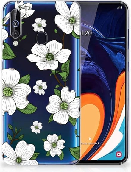 Samsung Galaxy A60 TPU Case Dogwood Flowers