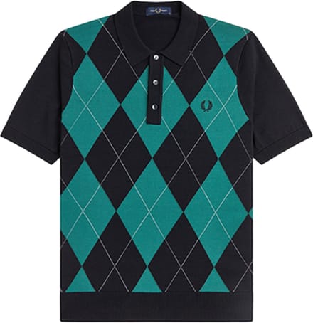 Fred Perry Argyle Knitted Shirt