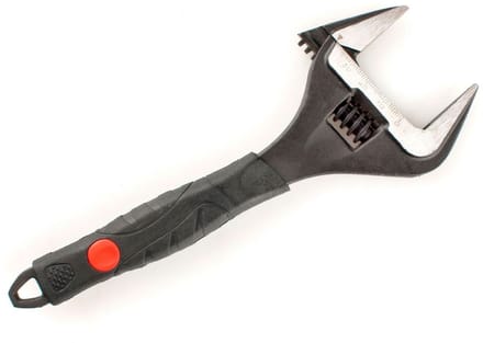VERSTELBARE MOERSLEUTEL - MET GROTE OPENING 40 MM - LENGTE 8" (20 CM) - BAHCO MODEL - CHROME VANADIUM