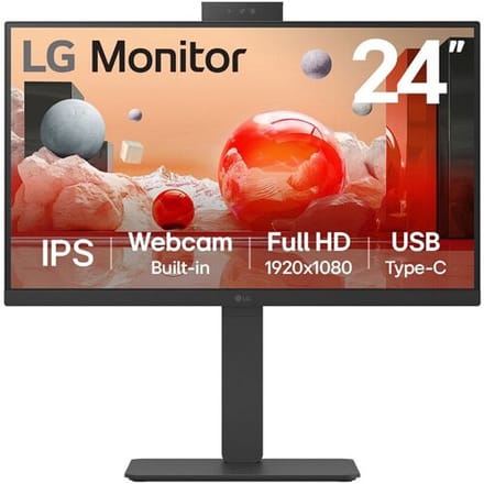LG Electronics 24BA850-B LED-monitor Energielabel D (A - G) 60.5 cm (23.8 inch) 16:9 5 ms
