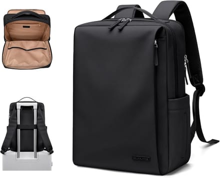 Multifunctionele Leren Rugzak voor Dames en Heren - Geschikt voor 15.6'' Laptop
