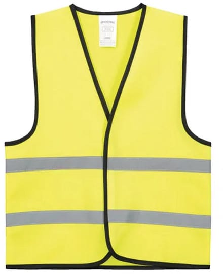 Fluohesje kind geel, 3-6 jaar