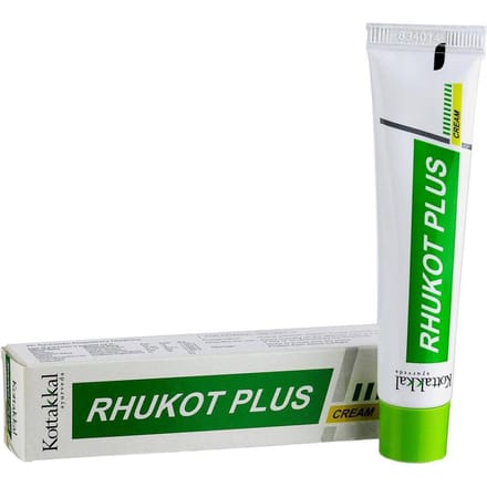 Rukot Plus (25 gr), Rhukot Plus Crème, Kottakkal Ayurveda white
