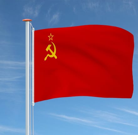 Jumada - Vlag Sovjet-Unie - Rusland - Landen - Vlaggen - 90 x 150 cm - Rood
