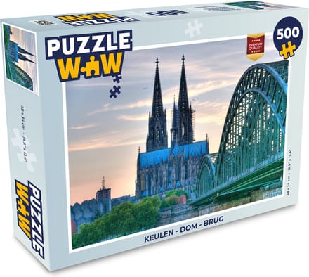 Puzzel Keulen - Dom - Brug - Legpuzzel - Puzzel 500 stukjes