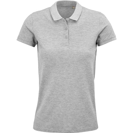 SOLS Dames/Dames Planet Marl Pique Organisch Poloshirt (Grijs)