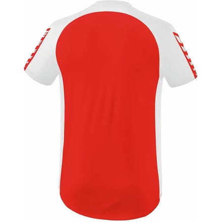 Erima Six Wings Shirt Korte Mouw Heren - Wit / Rood | Maat: M