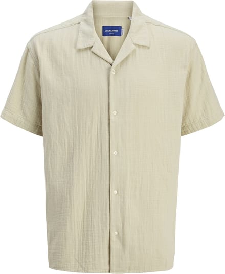 JACK&JONES - JOREASTER PATRAS RESORT SHIRT SS LN - Heren - Overhemden