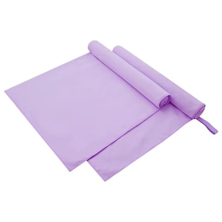 vidaXL - Sporthanddoeken - 2 - st - Paars - 180 - x - 90 - cm - Polyester - en - polyamide