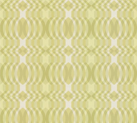 RETRO BEHANG | Grafisch - groen crème wit - A.S. Création Retro Chic