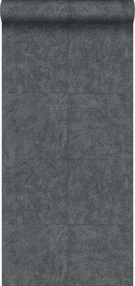 Origin Wallcoverings behang steen donkergrijs - 53 cm x 10.05 m - 347413