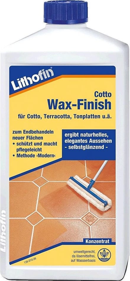 COTTO Wax-Finish - Eindbehandeling van terracotta vloeren - Lithofin - 5 L