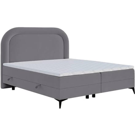 Boxspring Lorena chenille inclusief topper 180 x 200 cm | NADUVI Collection