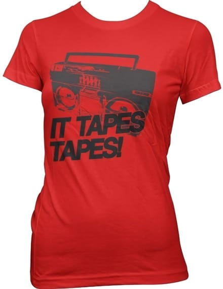 Hybris It Tapes Tapes Girly Tee dames-T-shirt rood