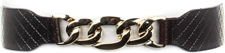 b.belt Leren Riem Giorgia Belt W75 Bison Brown Bruine