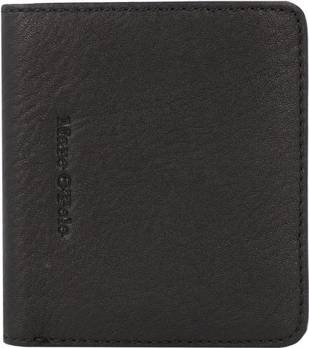 Marc O'Polo Leren Portemonnee Taro Wallet Black Zwart