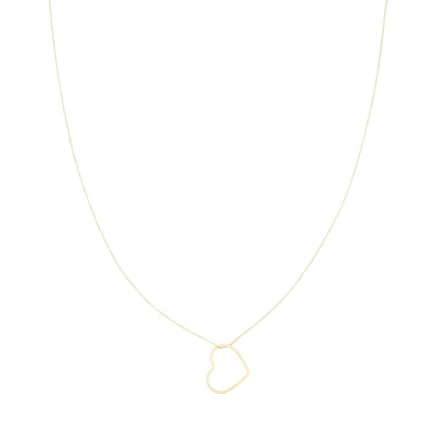 OOZOO Jewellery - Goudkleurige ketting met een hart - SN-2049