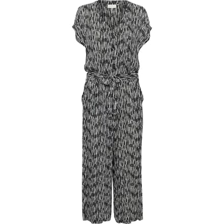 Jurk KAmille Loose fit black offwhite