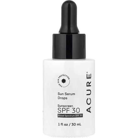 ACURE Sun Serum Drops Zonnebrandcrème, SPF 30, 30ml (1 fl oz) white
