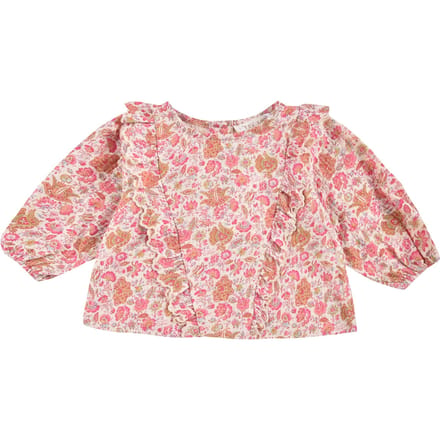 Louise Misha Blouse Tubi Cream Flower Fields Maat: 6M | Overhemden Outlet | kids | Roze
