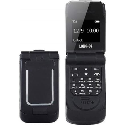 Téléphone portable - YWEI - BD18707-Mini LONG-CZ J9 - Clapet 0.66  - Bluetooth - FM - Mains libres