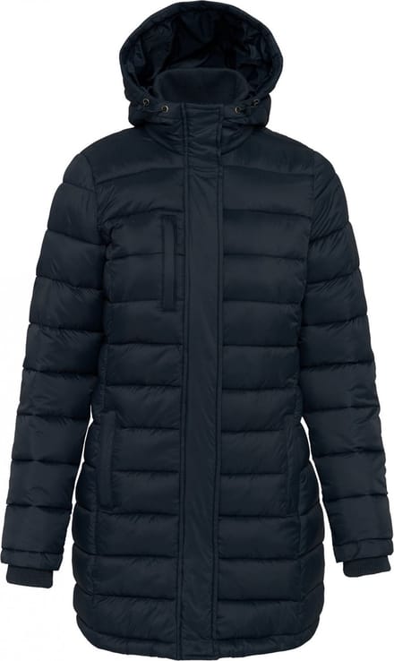 Kariban Lichte damesparka met capuchon K6129 - Navy - M