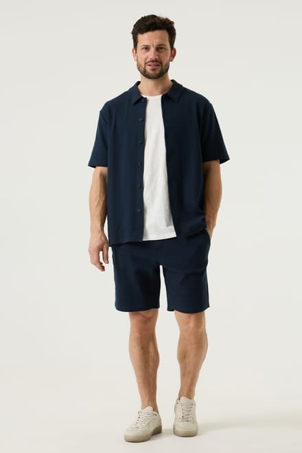Pilot short donkerblauw