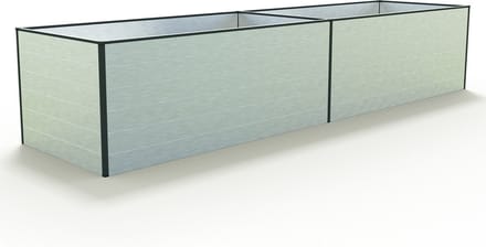 387 x 77 x 77 cm Moestuinbak Kingsize Daniela, Aluminium (geanodiseerd)