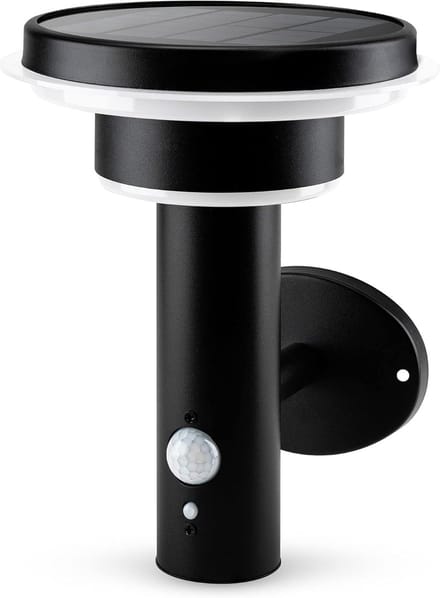 Solar Buitenlamp met Bewegingssensor - 600 Lumen - 3 Lichtmodi - IP44 Waterdicht