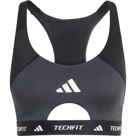 Adidas Performance Techfit Color Block Medium Support Workoutbeha - Dames - Zwart