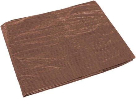 Zware zeilzeilzeilen (dekzeilen) (bruin, 8 voet x 10 voet)