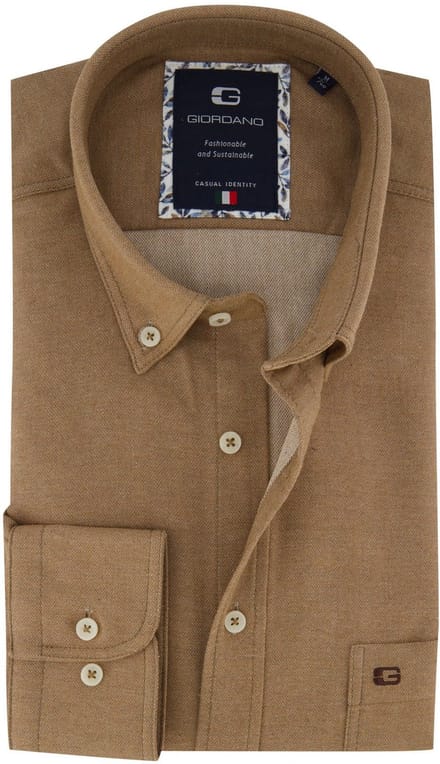 Overhemd Giordano bruin