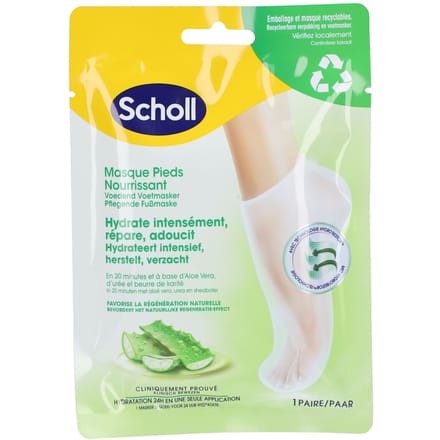 Scholl Voetmasker Expert Care Aloe Vera - 1 Paar