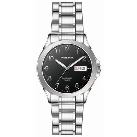 Prisma horloge P.1183 Brace solid Saffier 10 ATM