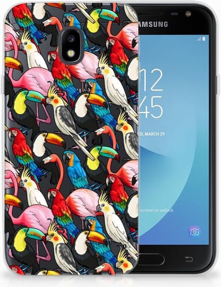 Samsung Galaxy J3 2017 TPU Hoesje Birds