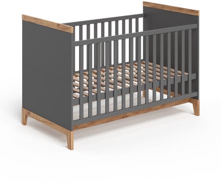 Vitalispa Malia Babybed – 70x140 cm Grijs/Kunstnijverheid