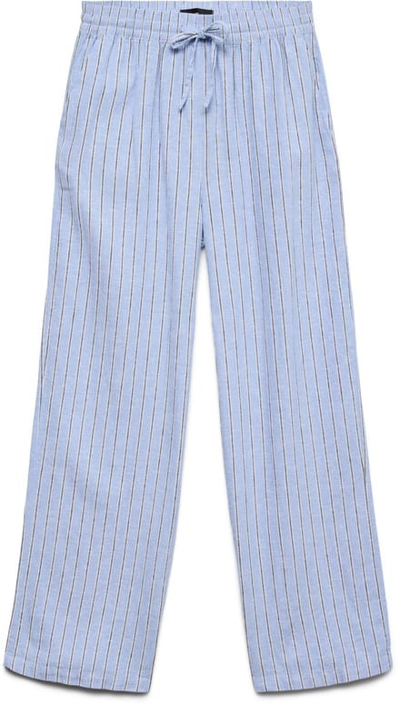 Vero Moda Broek met wijde pijpen VMLINN Mid waist Broek
