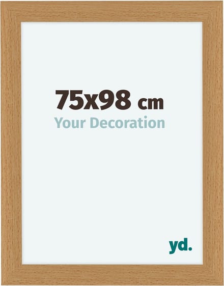 Your Decoration - Fotolijst 75x98 cm - MDF - Beuken - Como