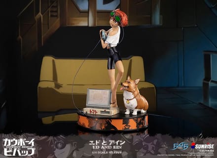 Cowboy Bebop: Ed And Ein Statue