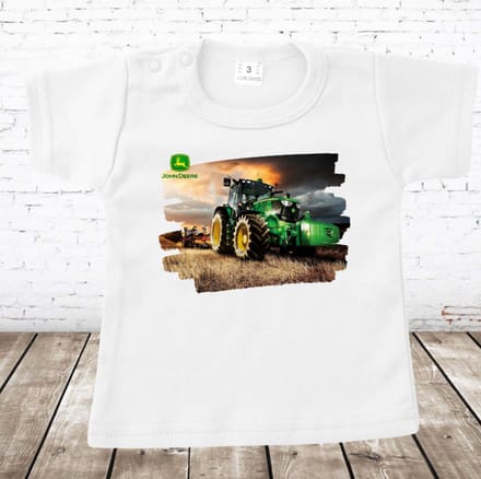 Baby t shirt trekker - Wit - 68