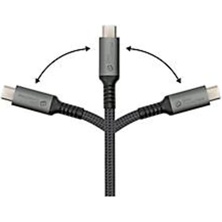 USB 2.0 oplaad-/datakabel Good Connections, USB-C naar USB-C, vermogen 240 W, tot 480 Mbit/s, lengte 3 m, zwart