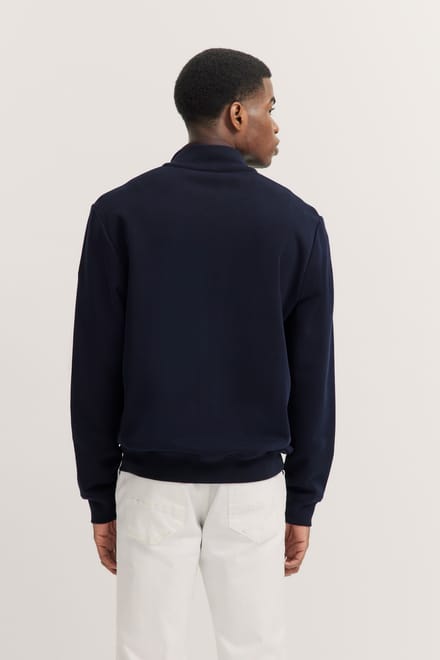 Bugatti Herren Sweatjack met rits en opstaande kraag