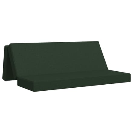 vidaXL - Vouwbare - Sofa - Bed - 180 - x - 67 - x - 45 - cm - Donkergroen