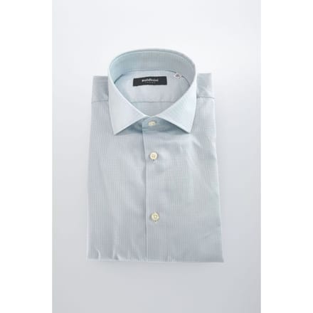 Baldinini Trend Lichtblauwe Katoenen Heren Shirt